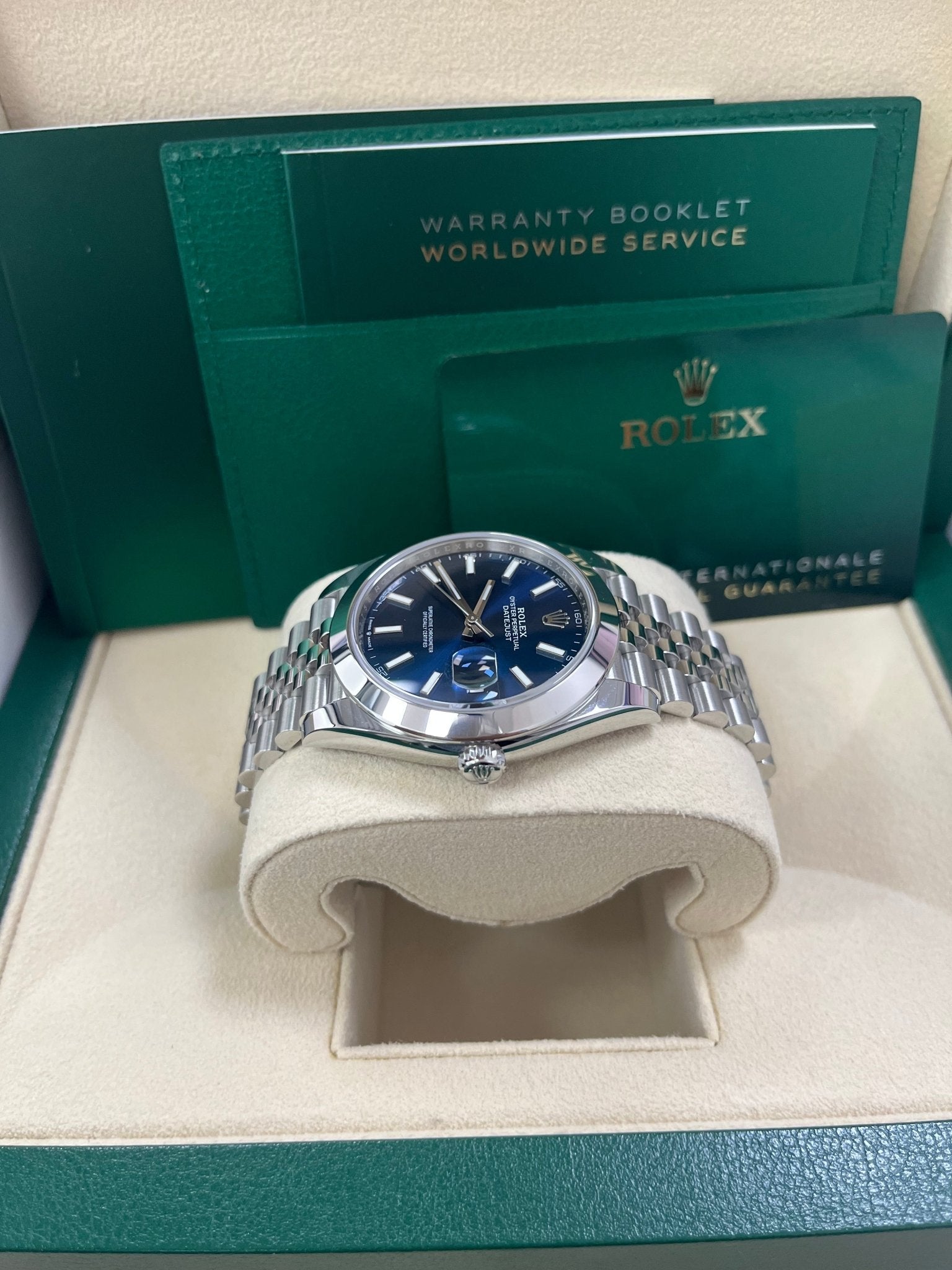Rolex Datejust blue dial