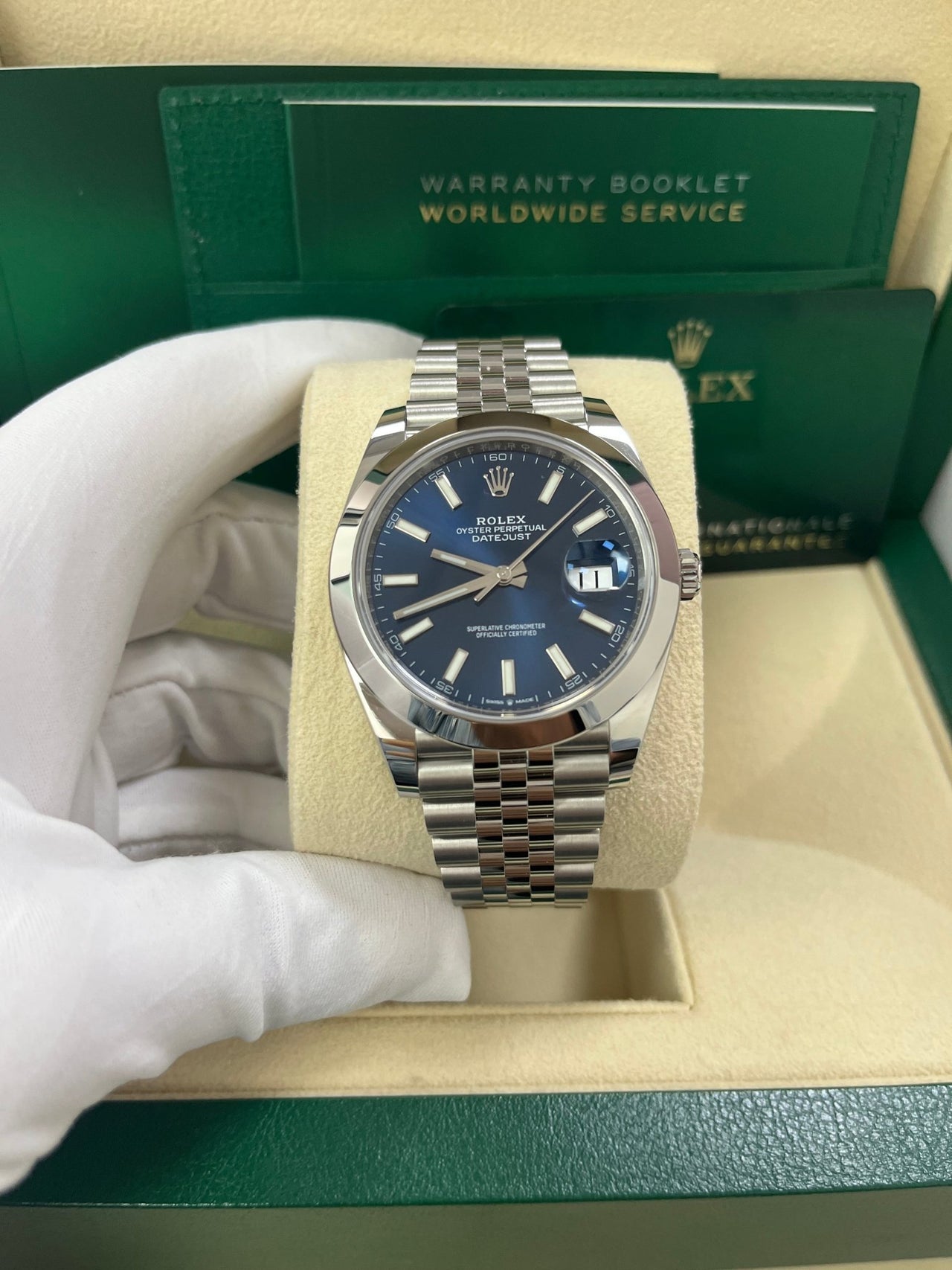 Rolex Datejust blue dial