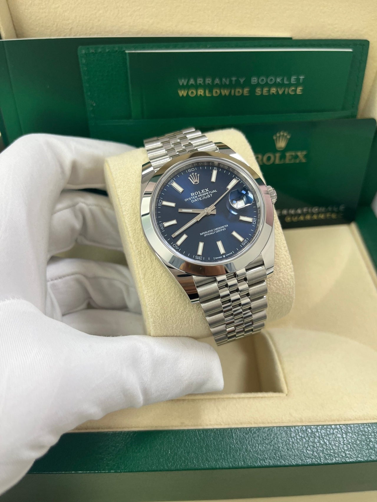 Rolex Datejust blue dial