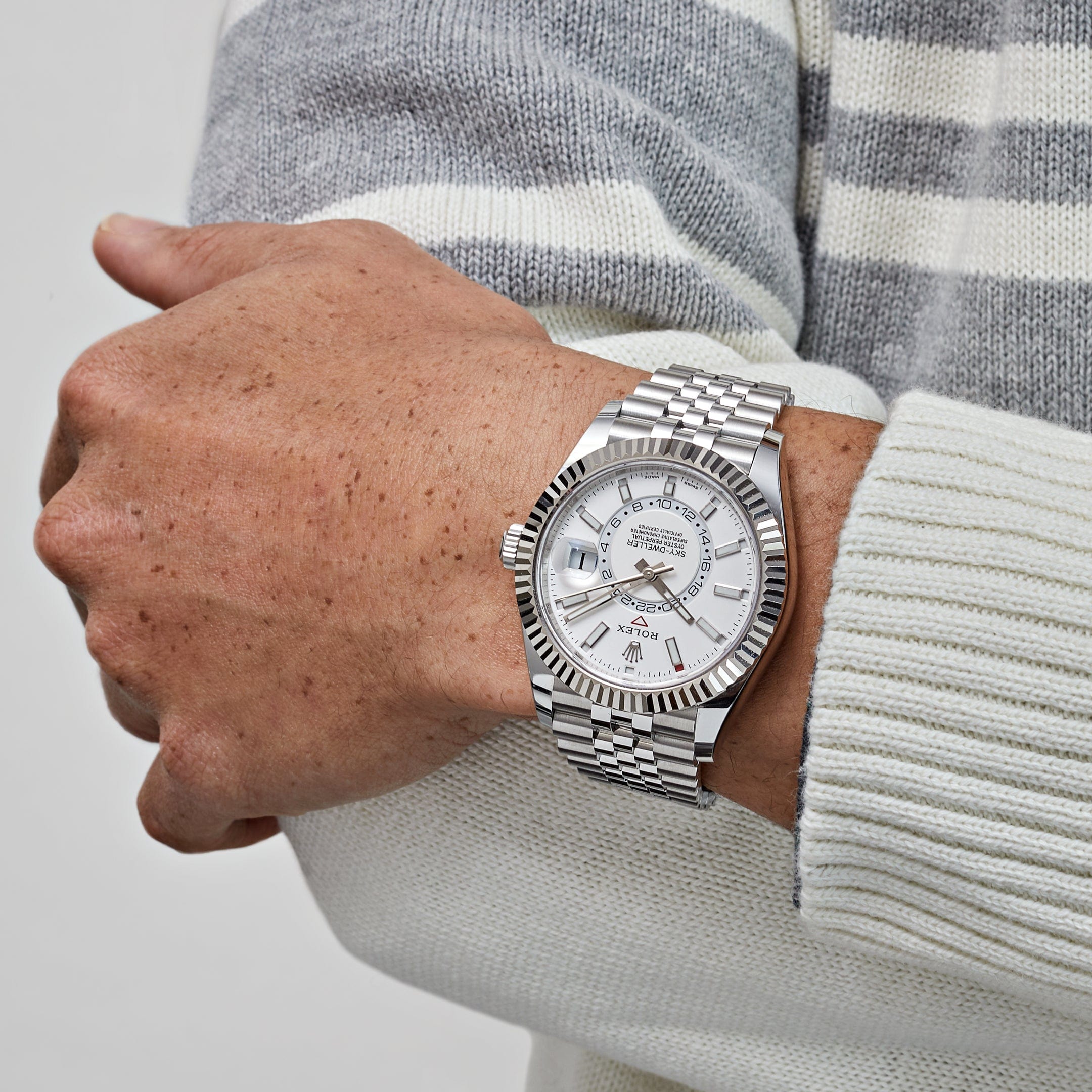 Rolex Sky-Dweller white