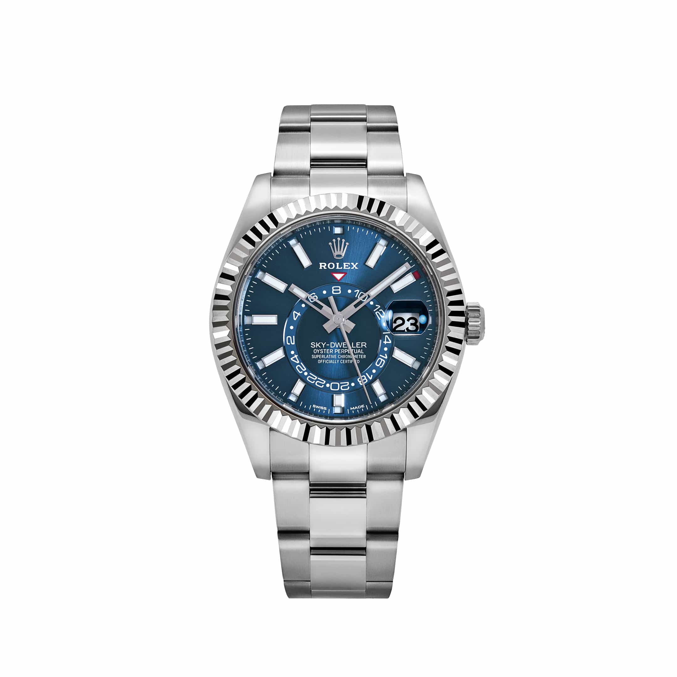 Sky dweller bleu oyster