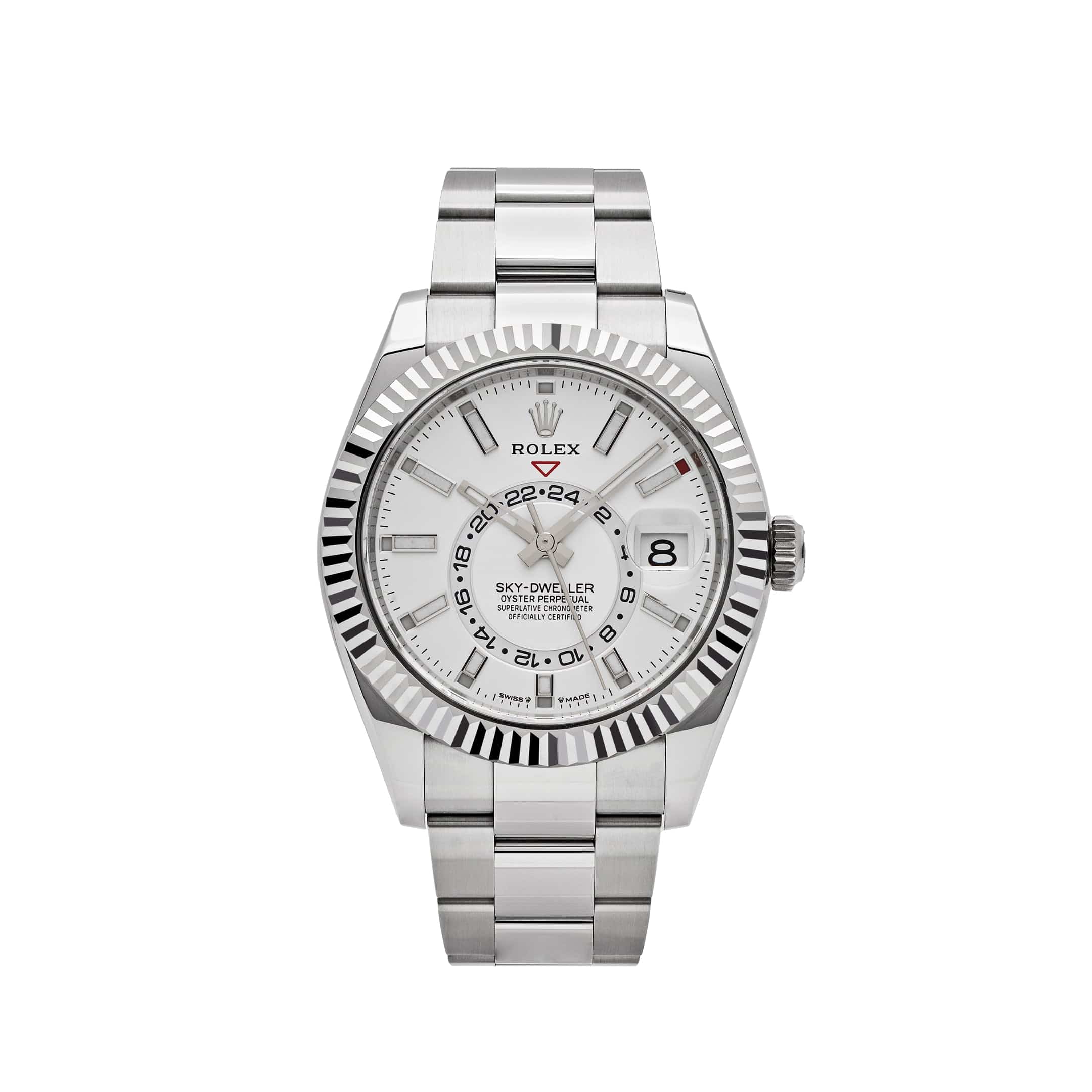 Sky dweller blanc oyster
