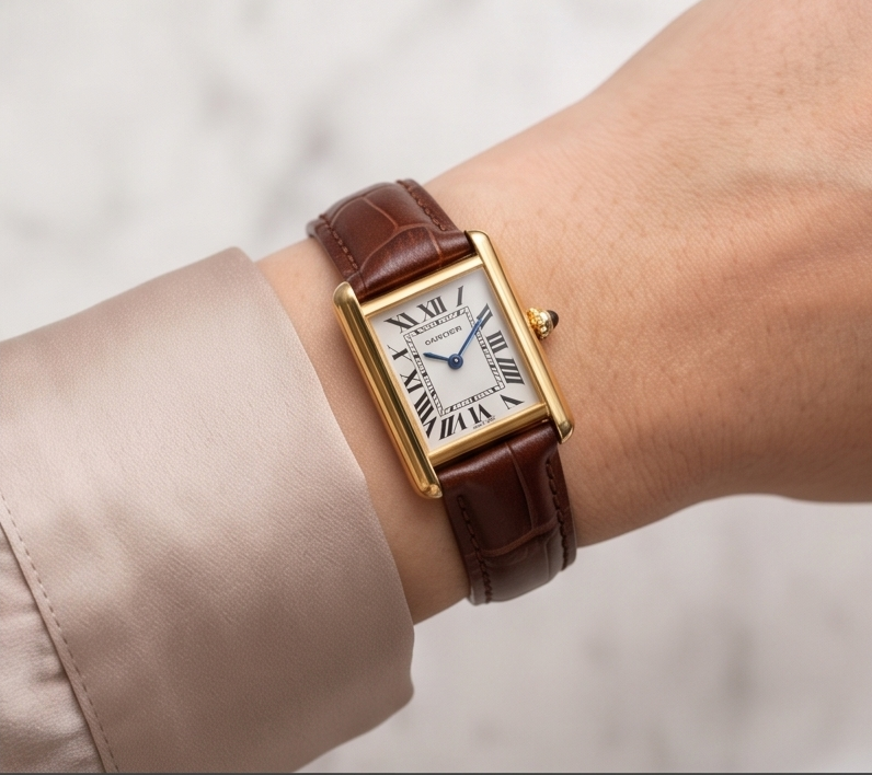 Cartier tank louis en or jaune