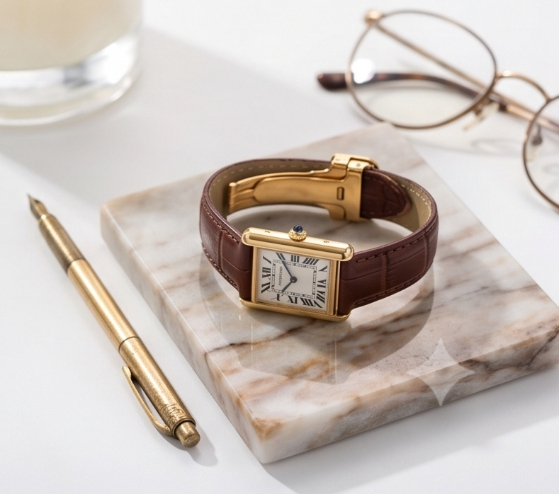 Cartier tank louis en or jaune